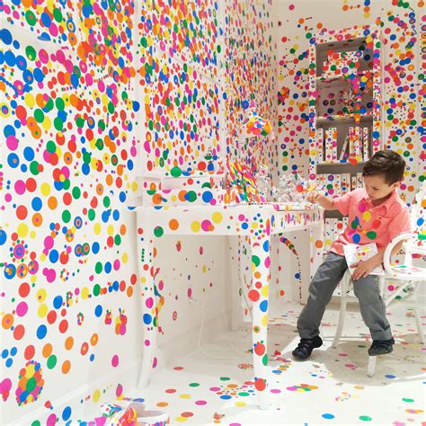 Yayoi Kusama’s Obliteration Room at David Zwirner Gallery | Yayoi kusama, Yayoi, Auckland art ...