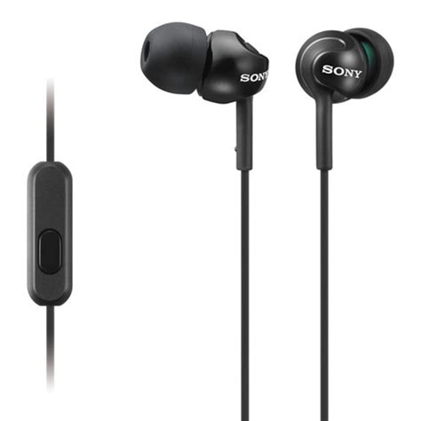 Sony EX Premium Series Wired Earbuds with Mic in Black | Nebraska ...