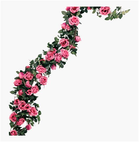 Artificial Flower Vine Rose Flower Rattan Vine Wedding - Vines With ...