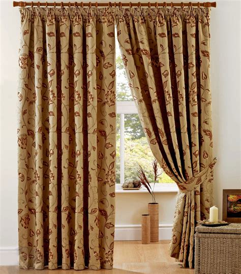 Luxury Heavy Weight Jacquard Curtains Pencil Pleat Lined Ready Made Curtain | eBay