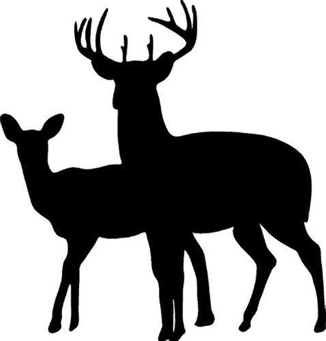 Deer Family Silhouette at GetDrawings | Free download