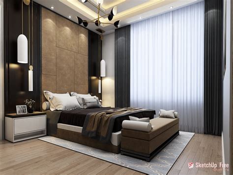 1942 Interior Bedroom Scene Sketchup Model Free Download | Designs de quarto, Projeto de ...