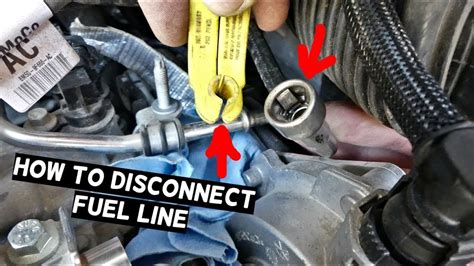 HOW TO DISCONNECT FUEL LINE. FUEL LINE DISCONNECT TOOL - YouTube