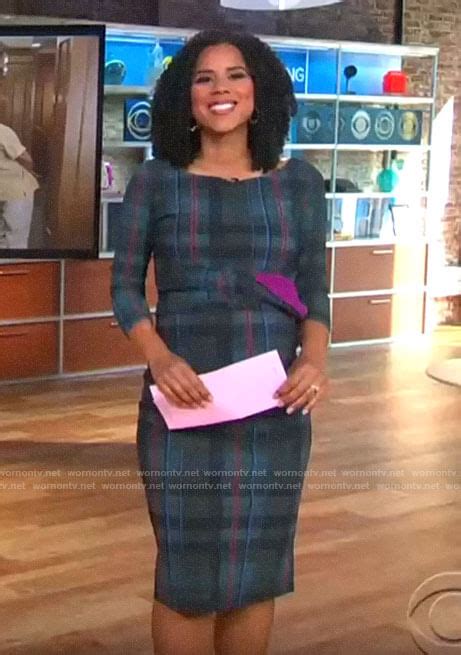 WornOnTV: Adriana Diaz’s plaid dress on CBS This Morning | Adriana Diaz | Clothes and Wardrobe ...