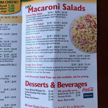 Mr. Mac's Macaroni and Cheese, Manchester - Menu, Prices & Restaurant ...