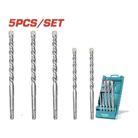 TOTAL Hammer Drill Bits Set (5 Pcs) - GO DELIVERY