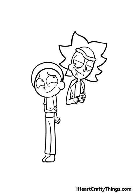 How To Draw MORTY (Rick And Morty) | vlr.eng.br