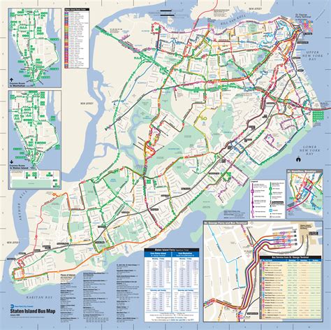 Staten Island Bus Map ~ CINEMERGENTE