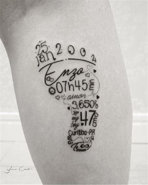 On foot for each child | Tattoos, Tattoo designs, Trendy tattoos