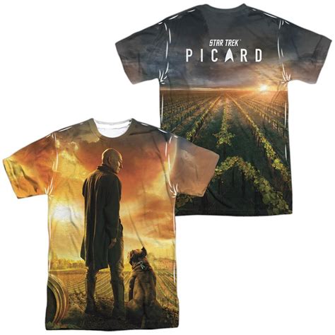 Star Trek Picard Picard Poster Sublimation T-Shirt – Rocker Merch