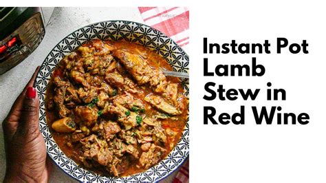 Instant Pot Lamb Stew in Red Wine Recipe | Paleo | Keto - YouTube