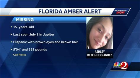 Florida Amber Alert issued for 15-year-old Jupiter girl