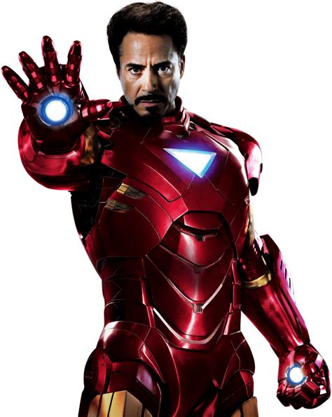 Iron Man Robert Downey Jr. transparent PNG - StickPNG