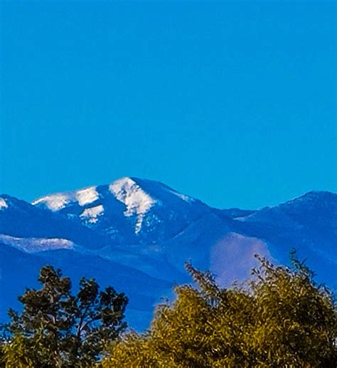 Snow capped Mt Charleston as viewed from my Hotel room in The Nevada Desert. | Nevada desert ...