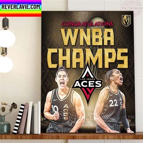 Las Vegas Aces Champs 2022 WNBA Champions x Kiah Stokes Home Decor Poster Canvas - REVER LAVIE