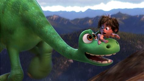 Peter Sohn's "The Good Dinosaur" (2015): The thin, green hero's journey through the mountains ...