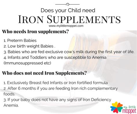 Does my Baby/Toddler need Iron Supplements? - My Little Moppet