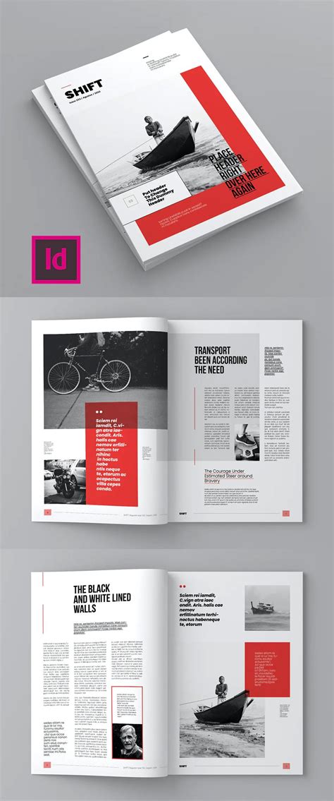 Modern Magazine Layout Design | Book design layout, Publication layout ...