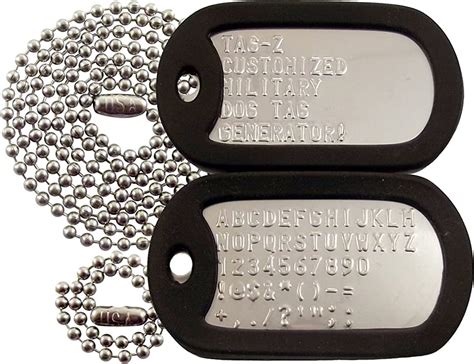 Military Spec Heavyweight Stainless Steel Dog Tags With Silencers | kdc ...