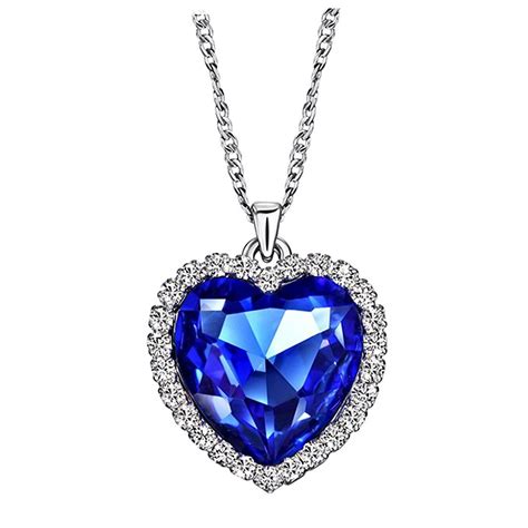 Neoglory Crystals Heart of Ocean Love Necklaces & Pendants Jewelry ...
