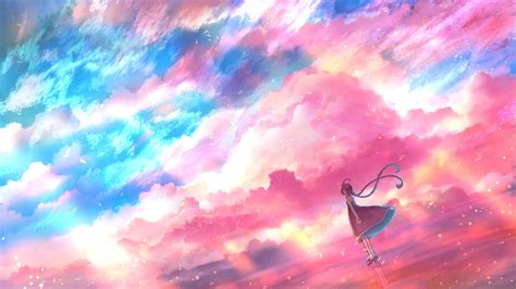 Pink 4k Anime Sky Wallpapers - Wallpaper Cave