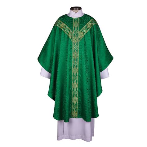 Chasuble #YC454 - Available in 7 Colors - Red, Rose, Green, Blue & Purple - McKay Church Goods