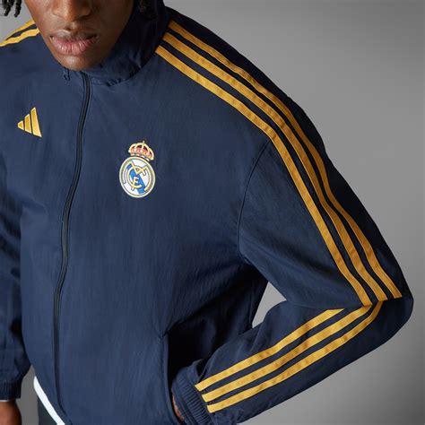 adidas Real Madrid Anthem Jacket - Blue | adidas UAE