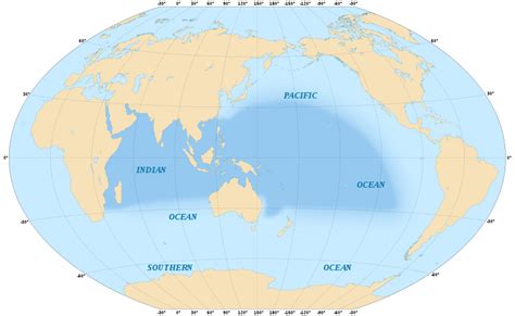 Ocean Whispers: INDO-PACIFIC BIOREGION MAP -- BLANK