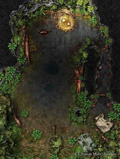 Owlbear Cave [Free] [8K] [30x40] : r/battlemaps