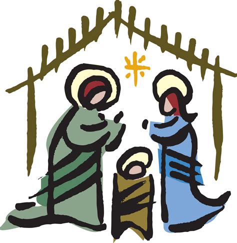 Christmas Nativity Scene Clipart at GetDrawings | Free download