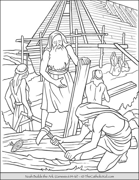 noah Archives - The Catholic Kid - Catholic Coloring Pages and Games ...