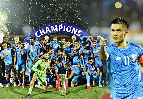 India lifted the Intercontinental Cup after beating Lebanon