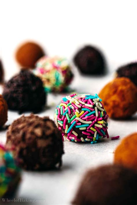 Easy Chocolate Truffles with Condensed Milk - Wheel of Baking