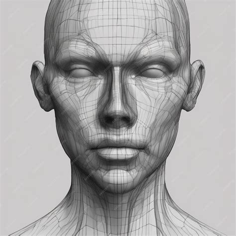 Premium Photo | Human Facial Anatomy Illustration