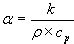 Thermal Diffusivity Equations Formulas Calculator