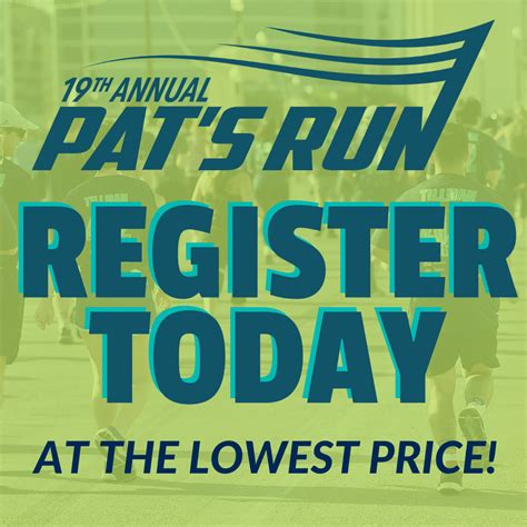 19th Annual Pat's Run Registration is Open! - Pat Tillman Foundation