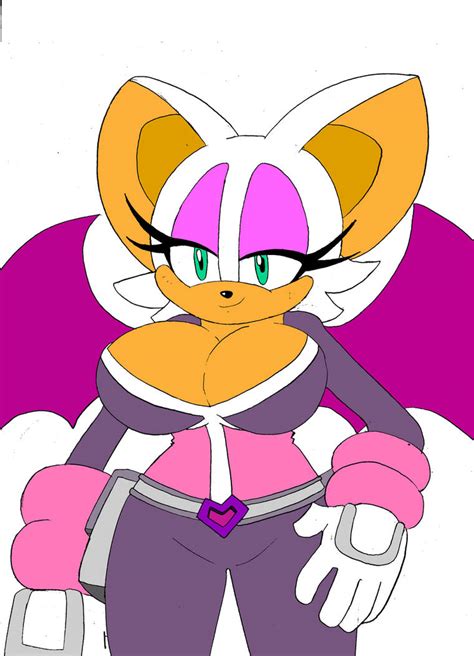 Rouge Sonic Heroes Outfit (Flat Colors) by dreamcastzx on DeviantArt