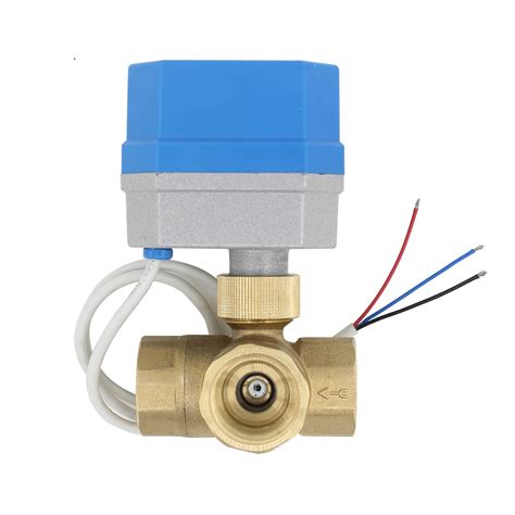 Buy 2 Modes - 3 Port motorised Valve Motorized Valve 3 Way Ball Valve ...