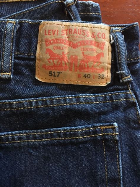 Levis 517 Boot Cut Dark Wash 100% cotton Men's Jeans … - Gem