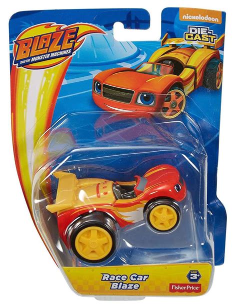 Fisher Price Blaze the Monster Machines Race Car Blaze Diecast Car - ToyWiz