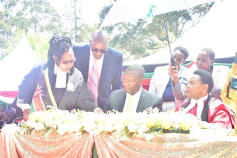 Badilisha sworn-in as Nyandarua governor in colourful event - kenya