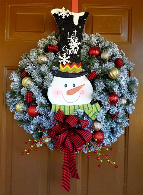 Hobby Lobby Snowman wreath | Snowman wreath, Holiday decor, Halloween wreath