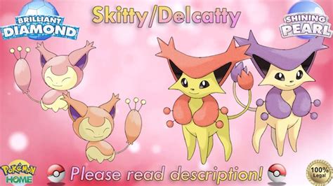 Shiny/non-shiny Skitty/delcatty 6IV Brilliant - Etsy