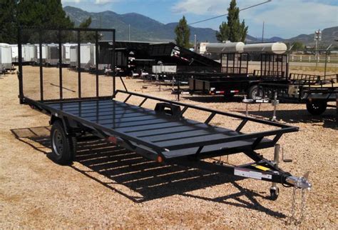 NEW ECHO 14 FOOT - 3 PLACE w/TAILGATE ATV Trailer | Mountain West ...