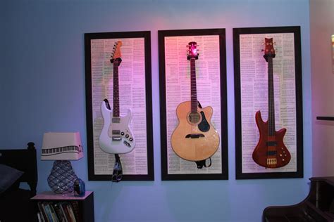 guitars on the wall #interiordesignideaslivingroom #interiordesignideasonabudget # ...