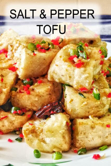 Salt and pepper tofu (Chinese style crispy tofu recipe)