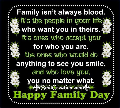 Happy Family Day – Family Isn’t Always Blood - SmitCreation.com