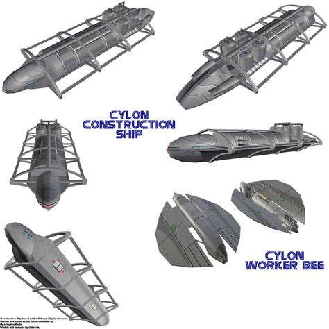 Cylon Construction Ship by Chiletrek on DeviantArt