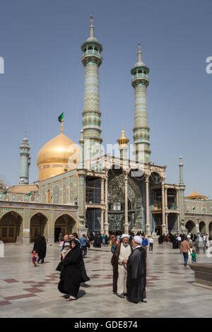 Iran, Qom City, Hazrat-e Masumeh (Holy Shrine Stock Photo - Alamy