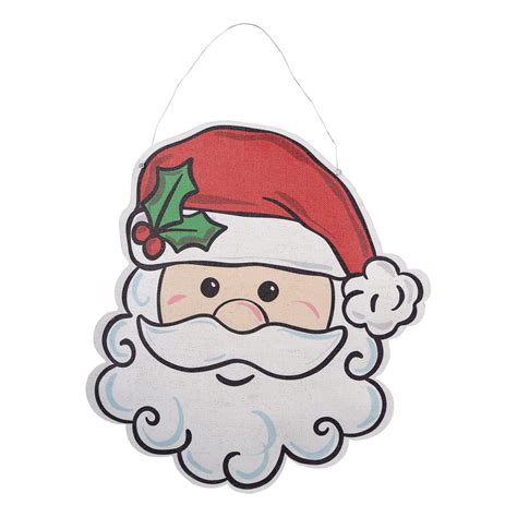 Get in the Holiday Spirit with this adorable Santa Door Hanger – GLORY HAUS